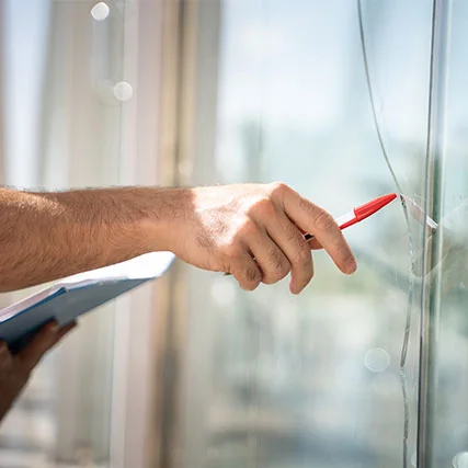 broken glass repair in Hallandale Beach, FL